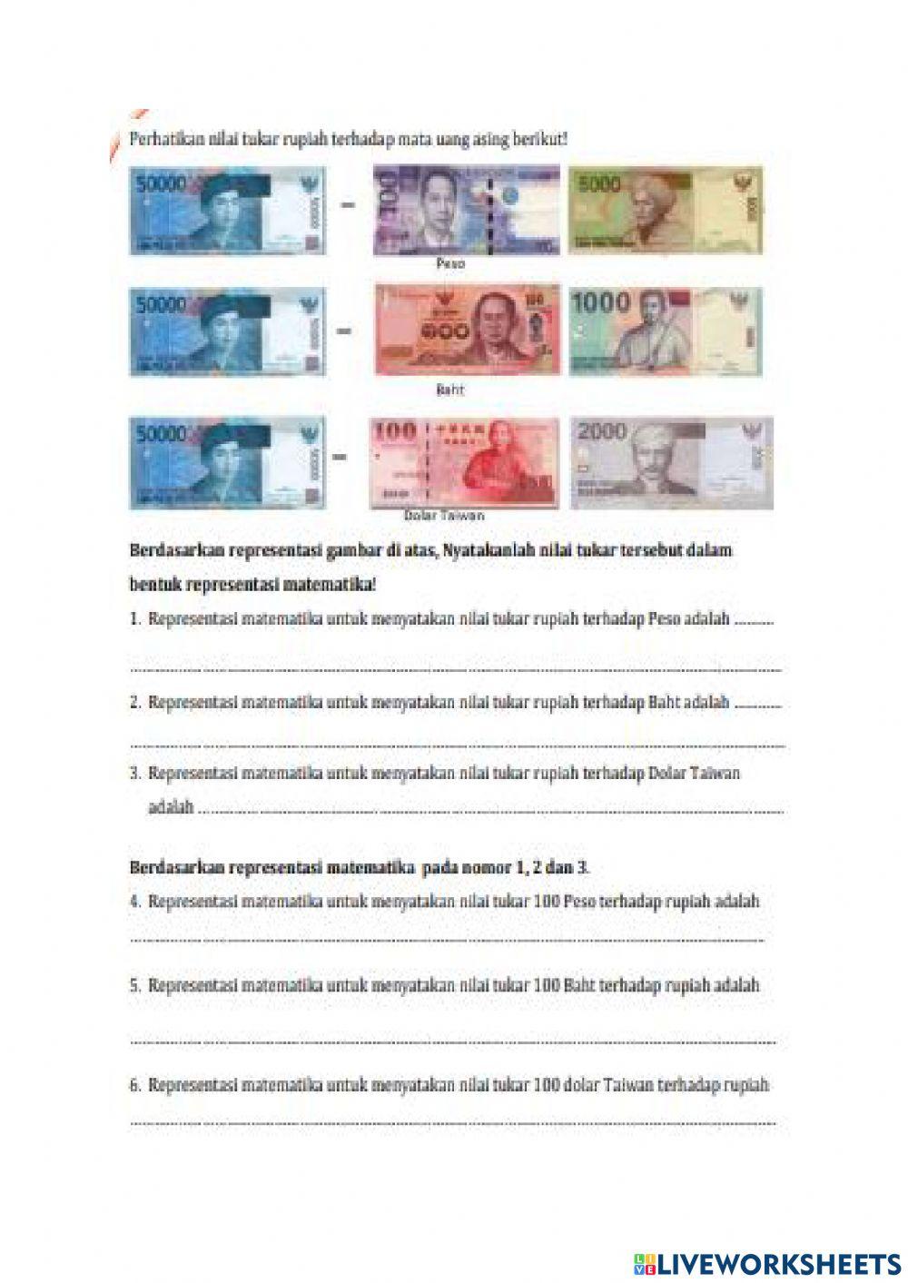 Representasi terhadap operasi pengjumlahan dan pengurangan bilangan bulat