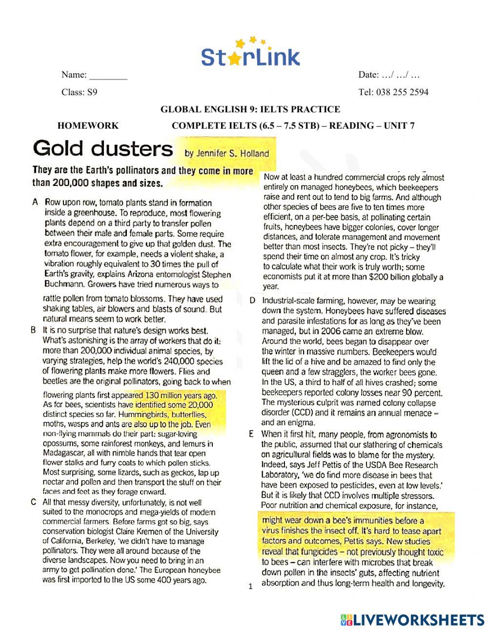 Foreign teacher-S9-Week 38-IELTS practice