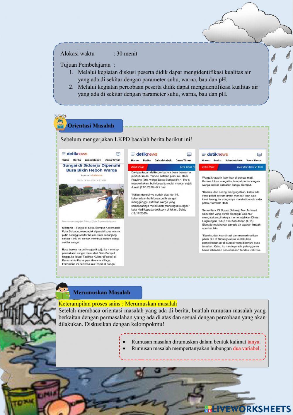 Identifikasi Kualitas Air