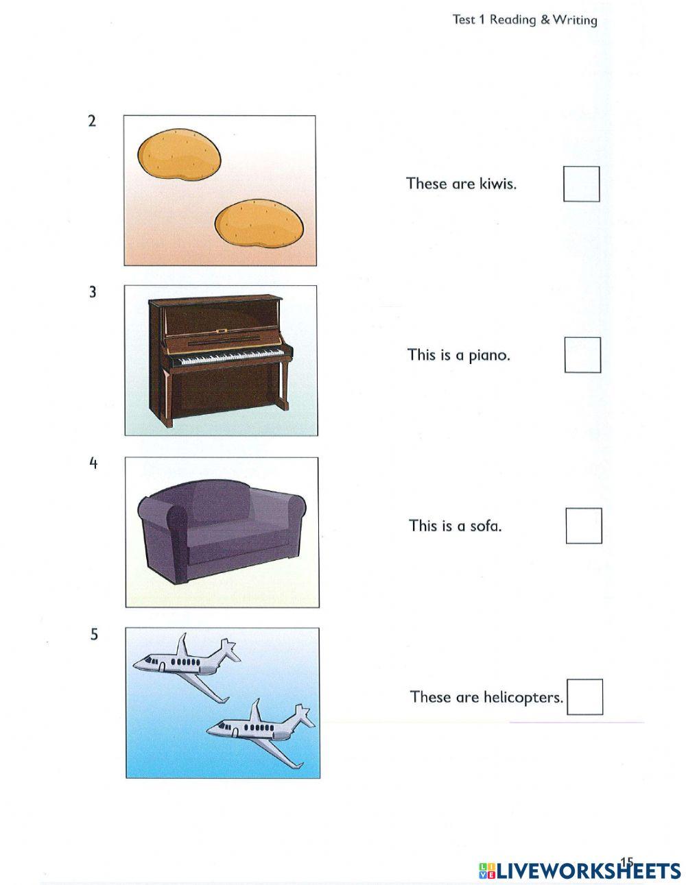 Reading and writing 2