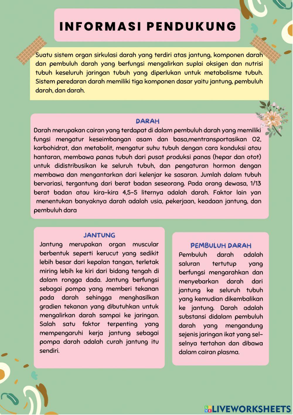 LKPD Sistem Peredaran Darah Manusia