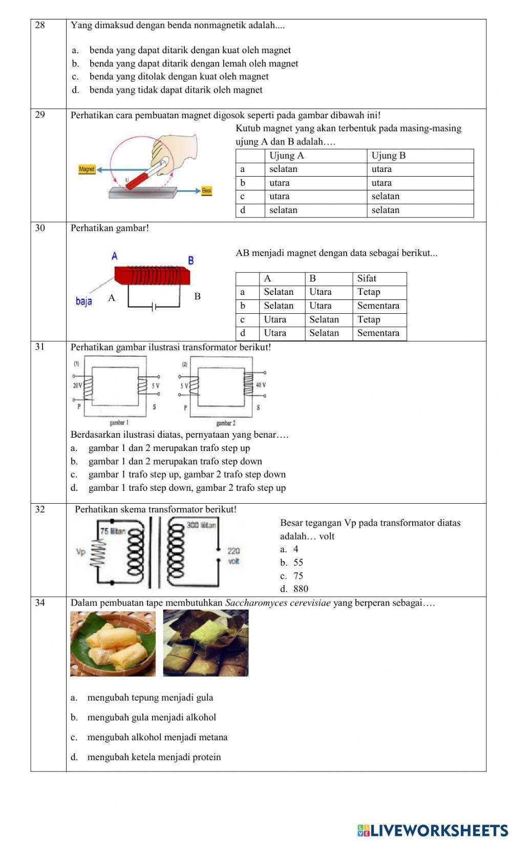 IPA Kelas IX Bab 1-10