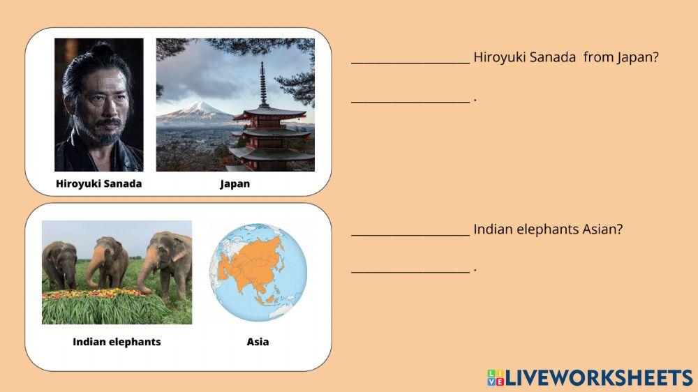 Verb BE and Short answers