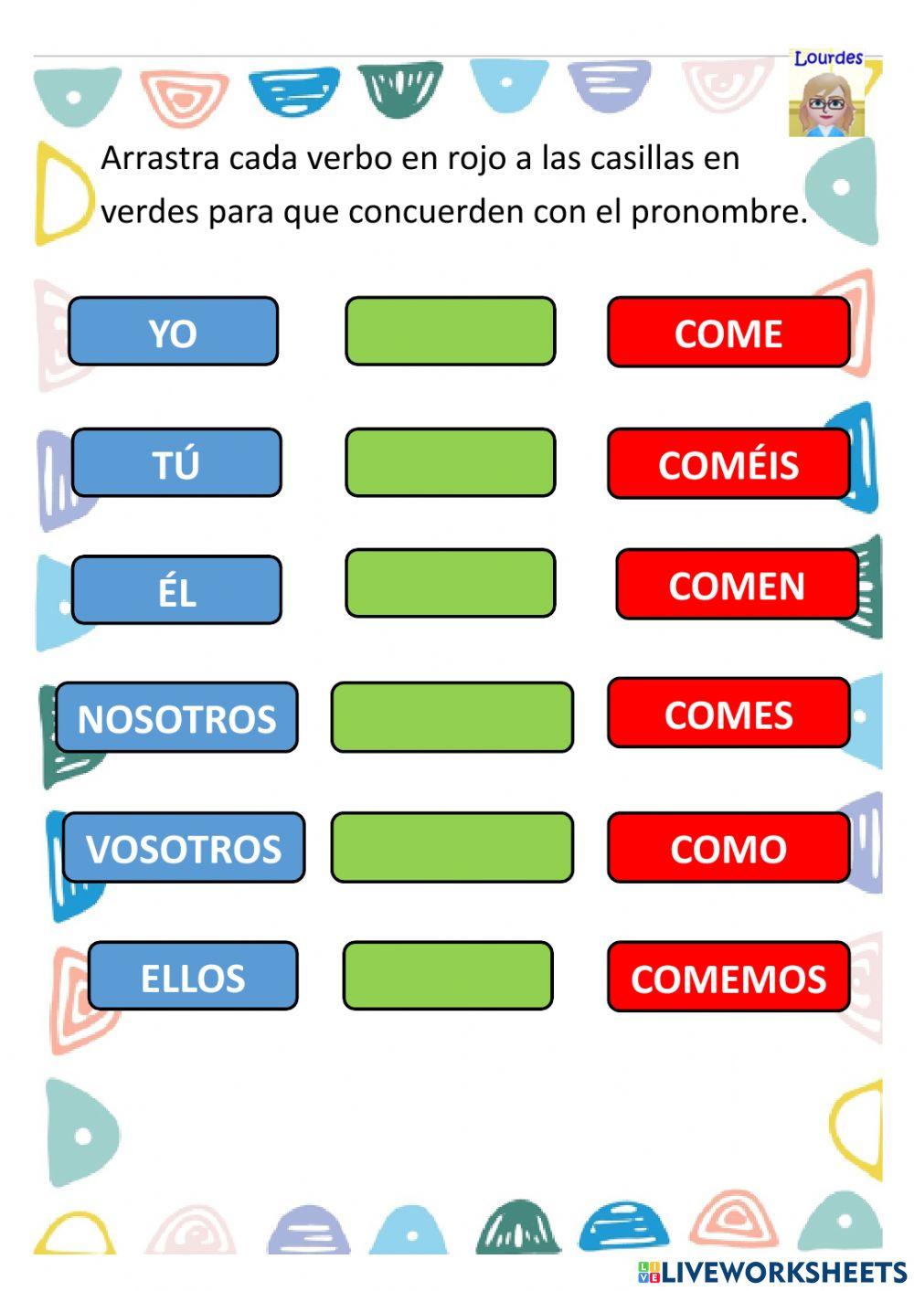Verbo conjugación