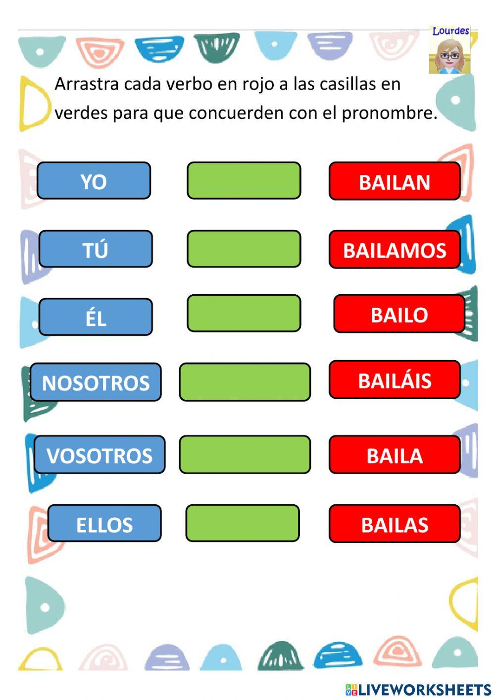 Verbo conjugación