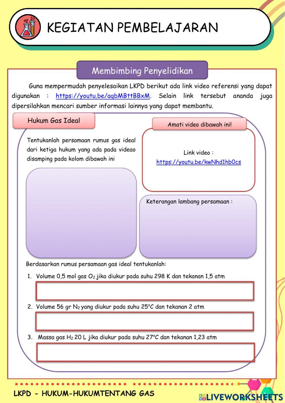 Hukum Hukum Tentang Gas