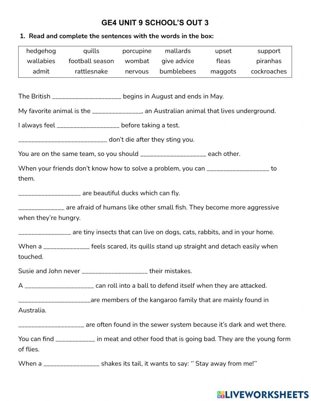 Ge4 u9 school's out 3