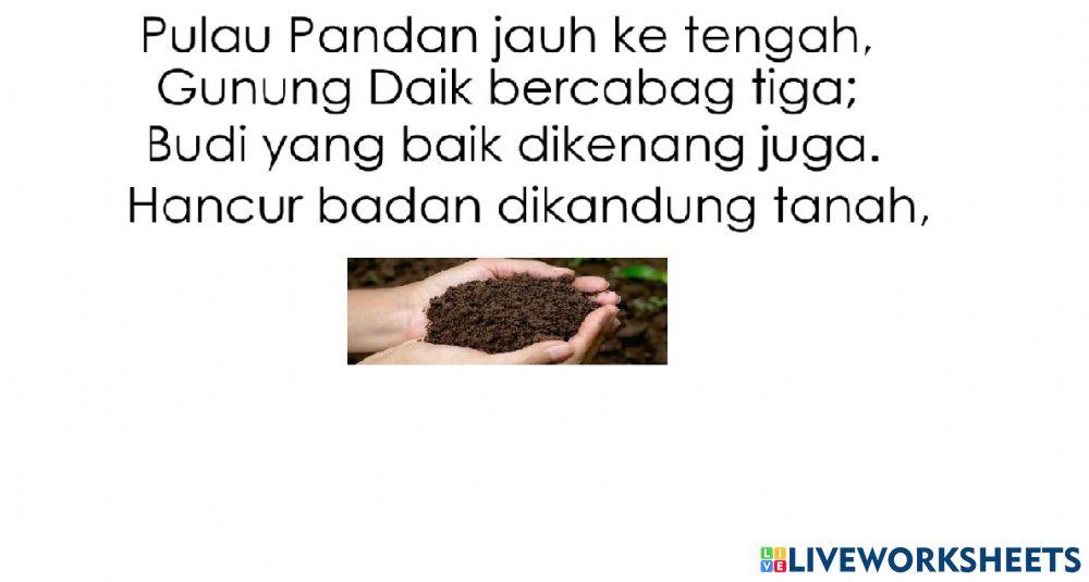 Pantun Pulau Pandan