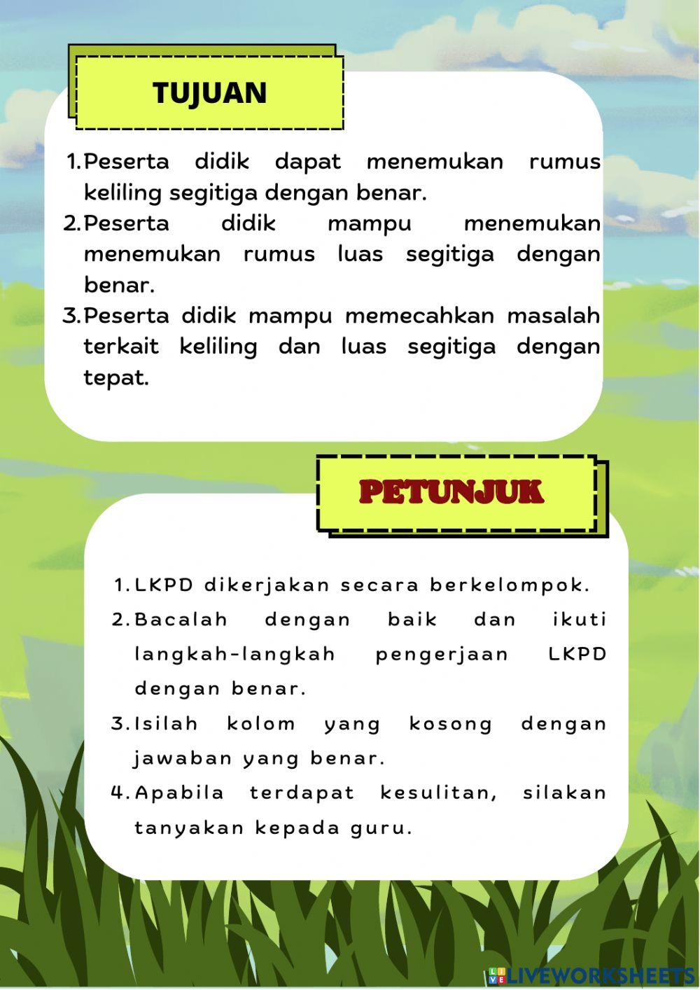 E-LKPD Persegi Panjang