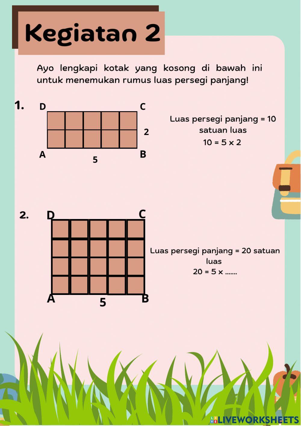E-LKPD Persegi Panjang