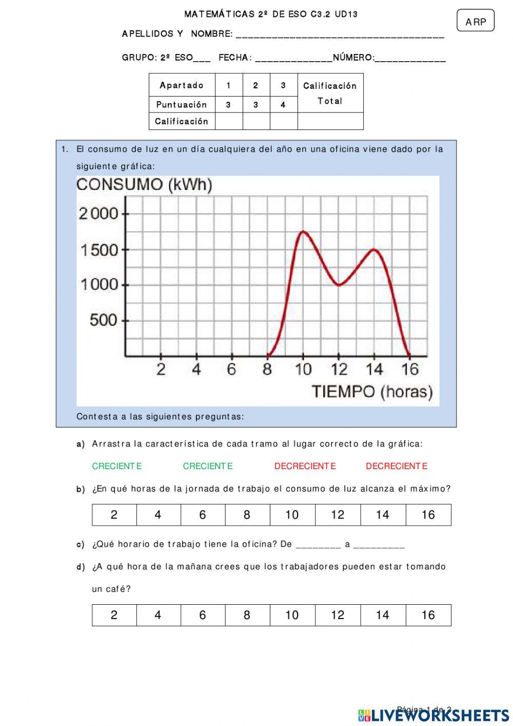 2ºESO Básico Funciones