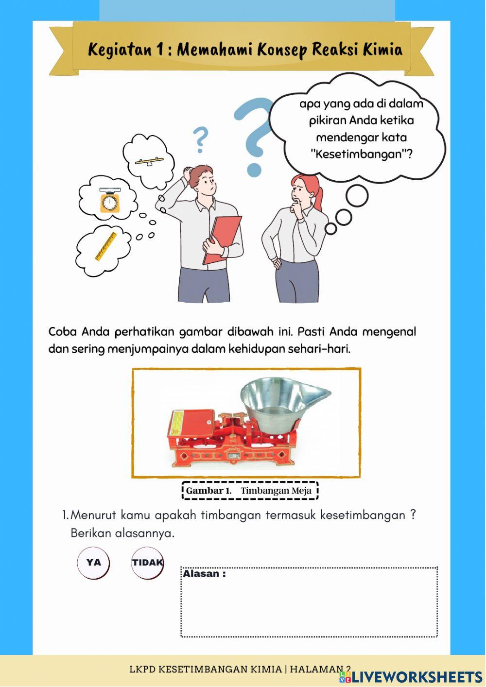 Kesetimbangan kimia part 1