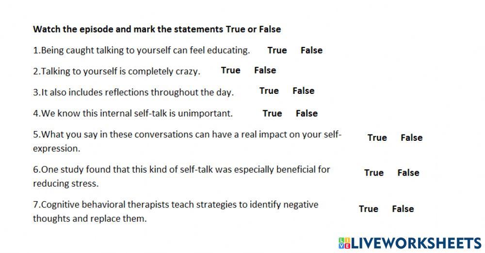 Is it normal to talk to yourself?