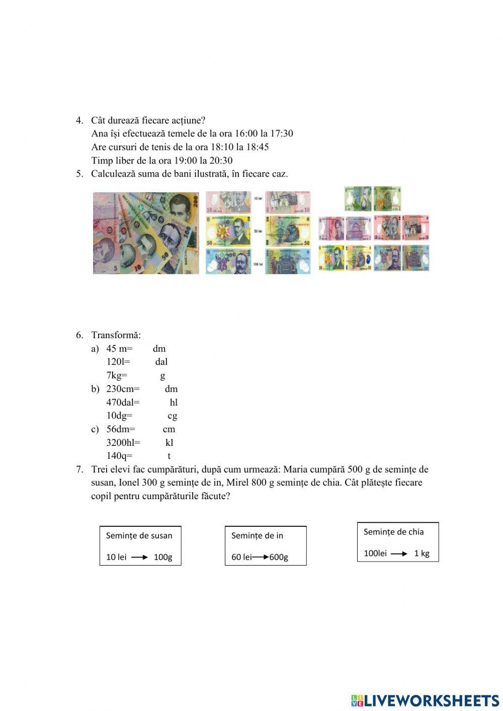 test unitati de masura bun