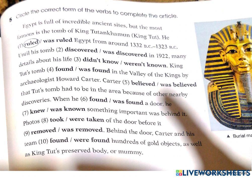 PassiveVoice  with different  TensesExercises