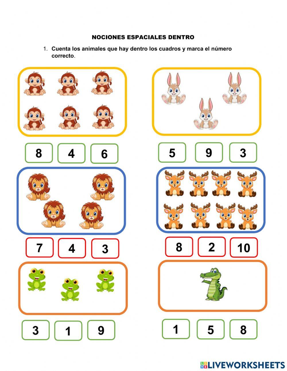 Sesión 1 Nociones Espaciales