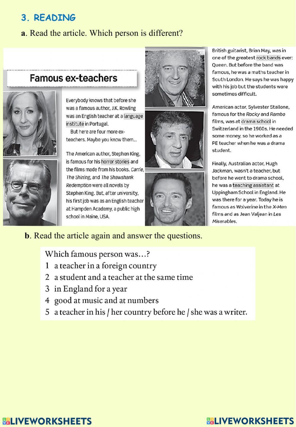 Past simple Verb to be