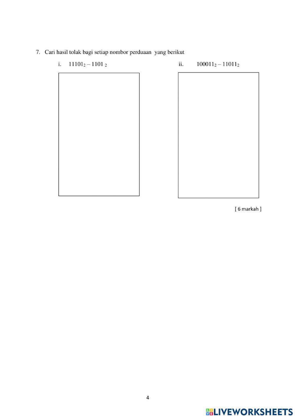 Menukar No Perduaan Dan Penambahan 2
