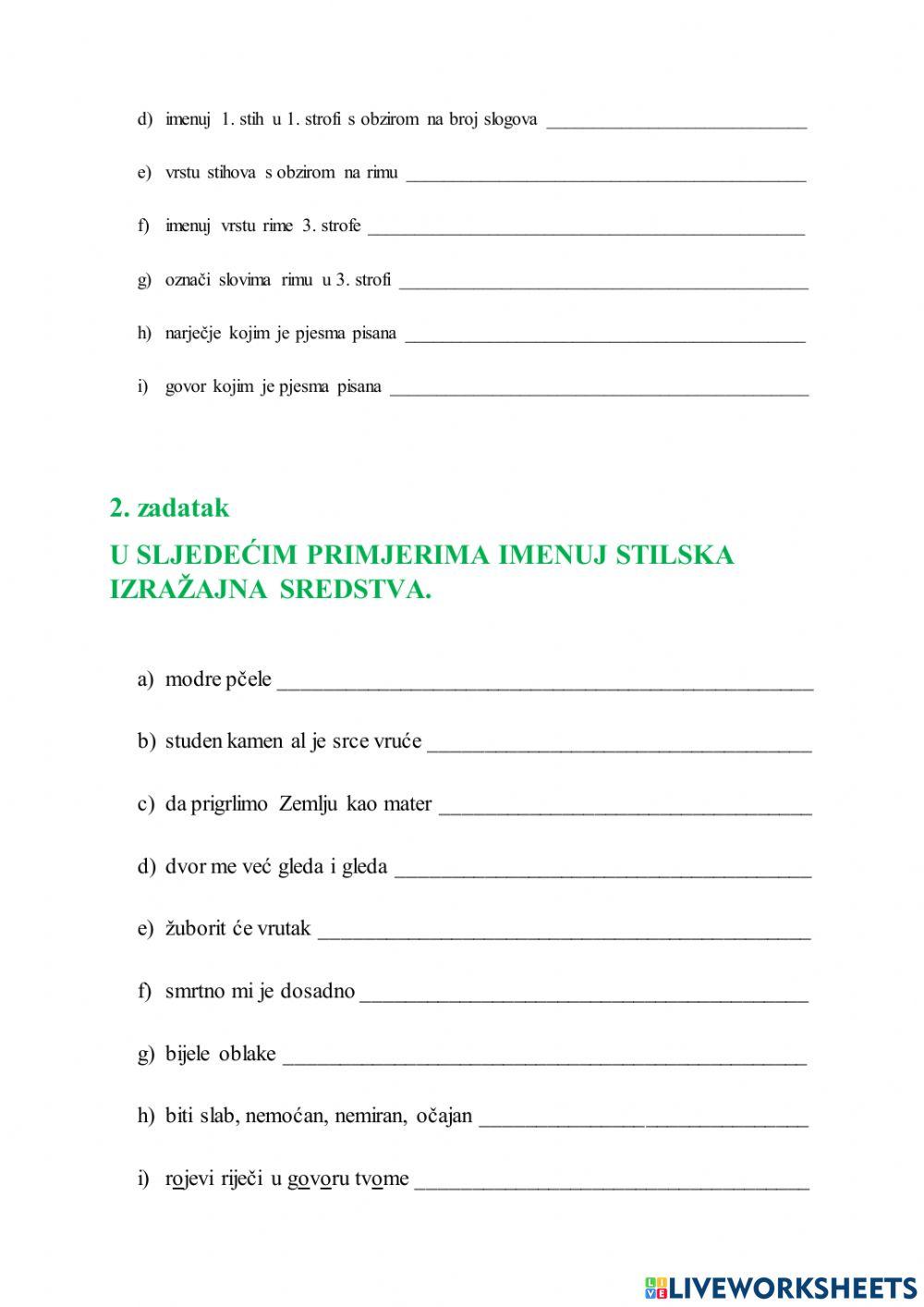 Ponavljanje za ispit iz književnosti (2) - 8.