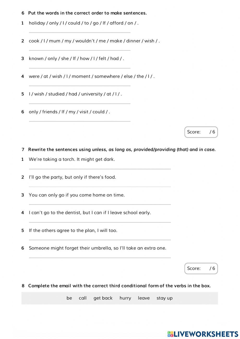 3rd term unit 6 and 7 review