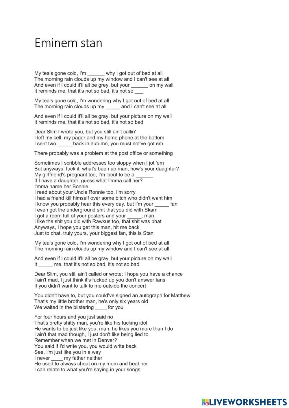 7016771 eminem stan vojtechjirat liveworksheets