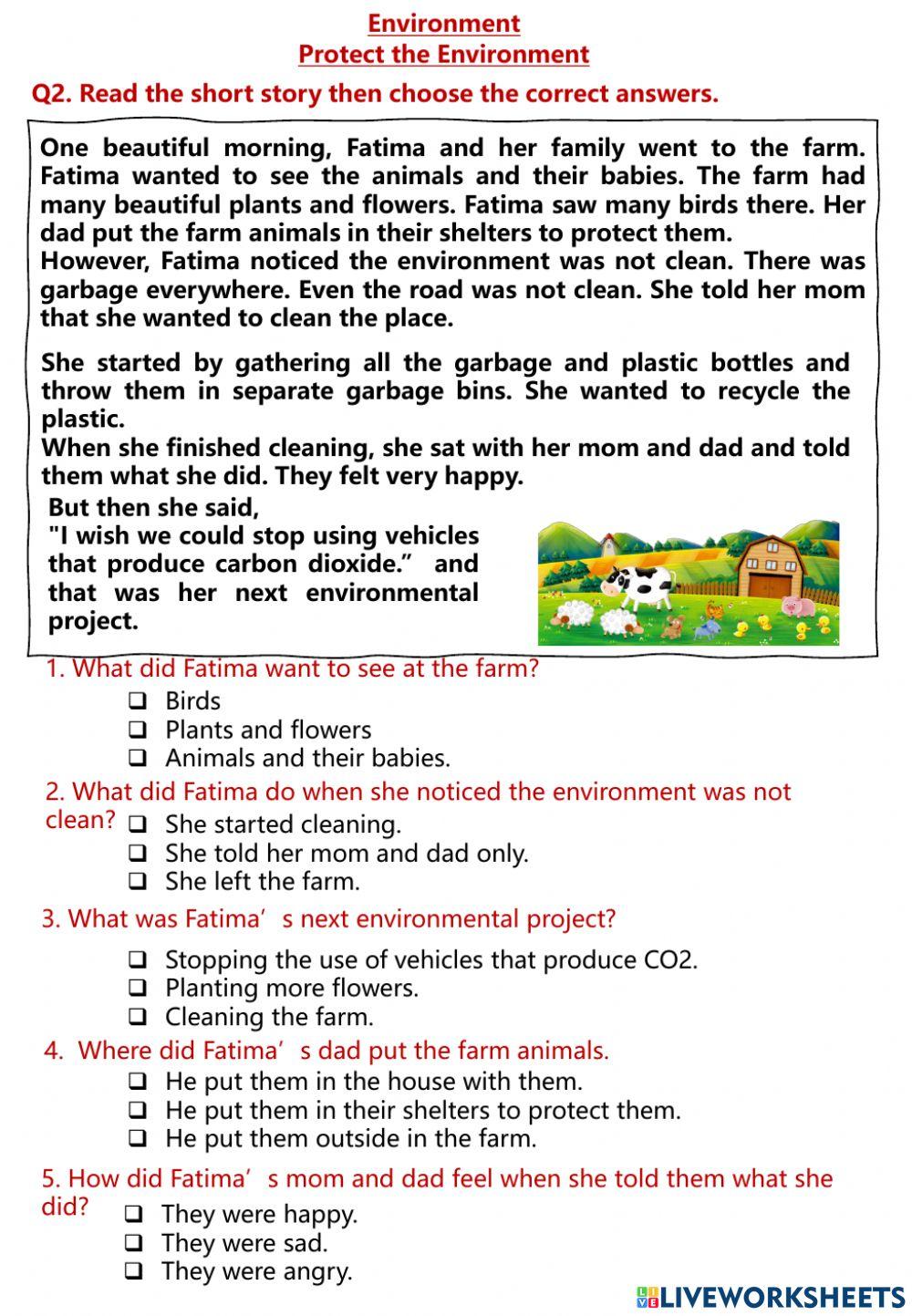 Environment Support Lesson