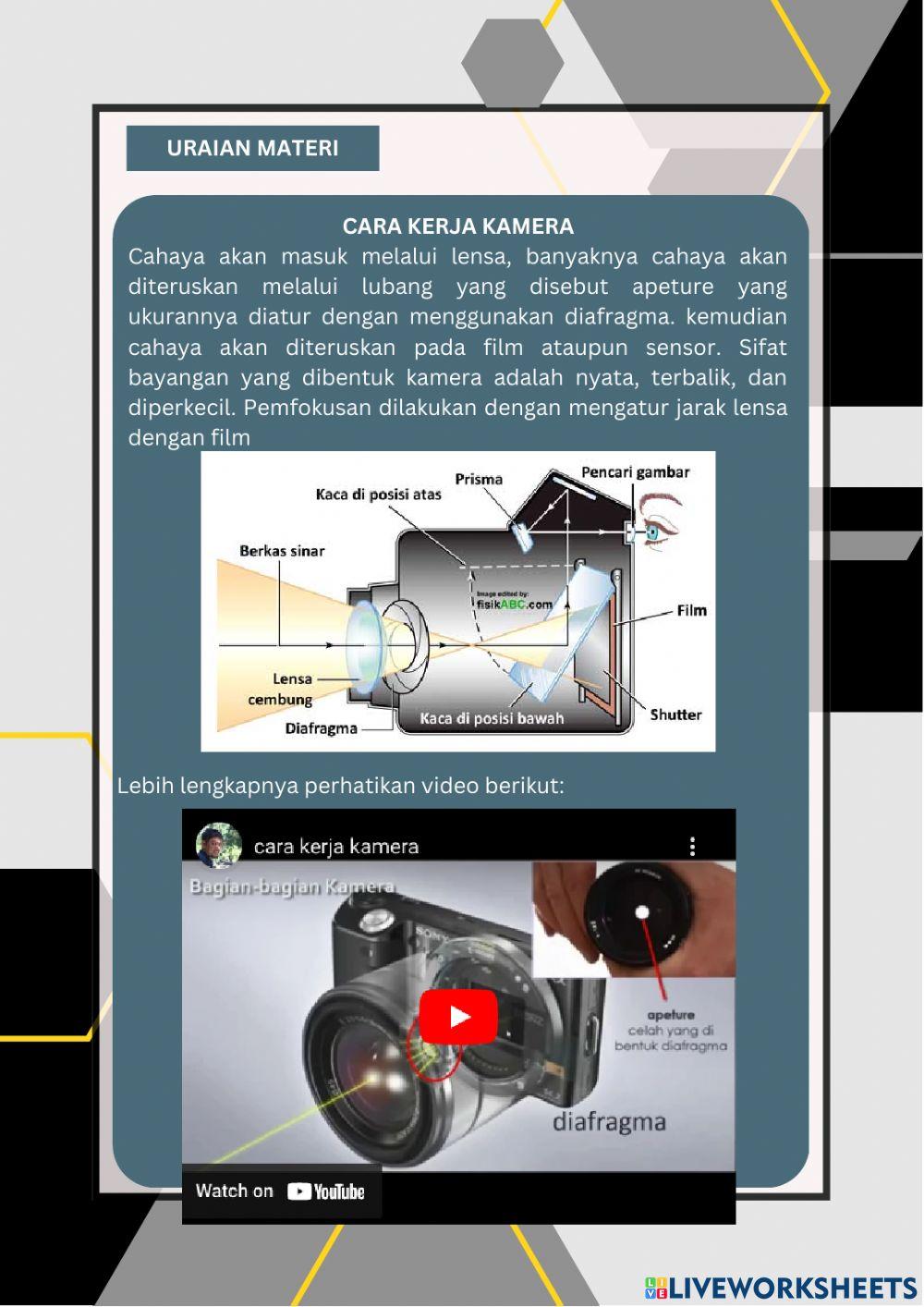 LKPD Alat Optik: Kamera