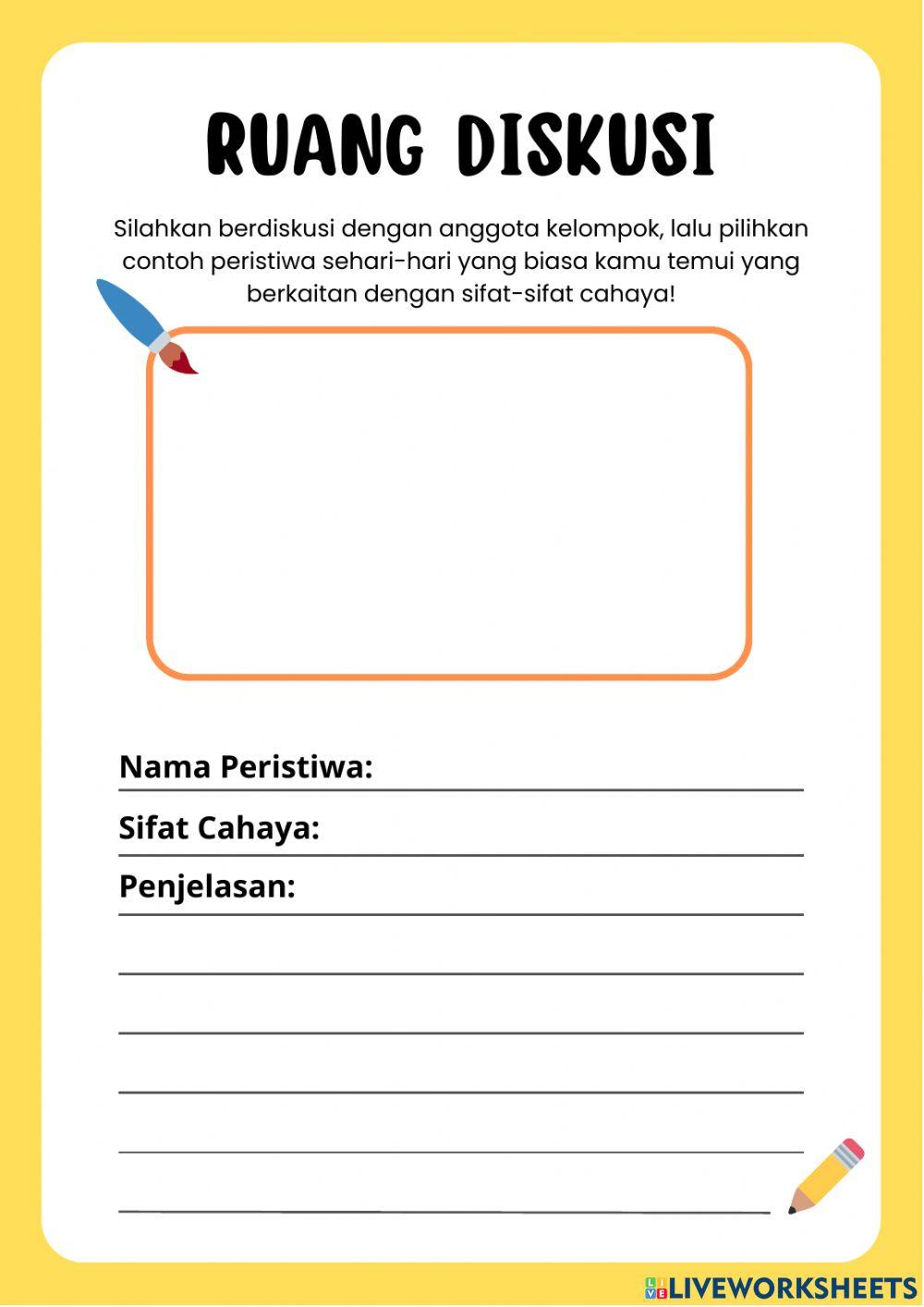 LKPD Cahaya & Alat Optik