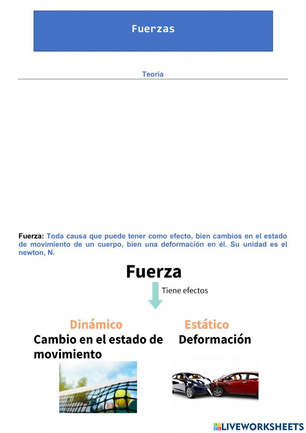 Fuerzas con teoría