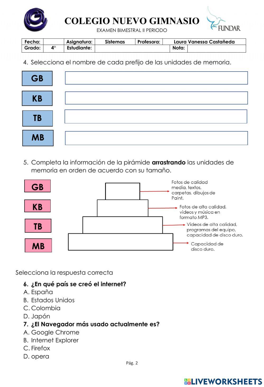 Bimestral II PERIODO SISTEMAS