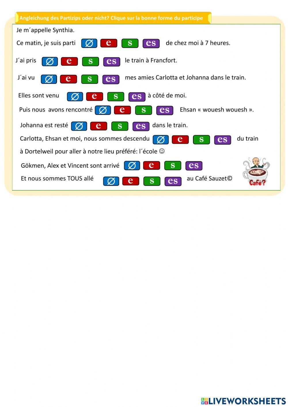 Le passé composé avec ÊTRE (et avoir)