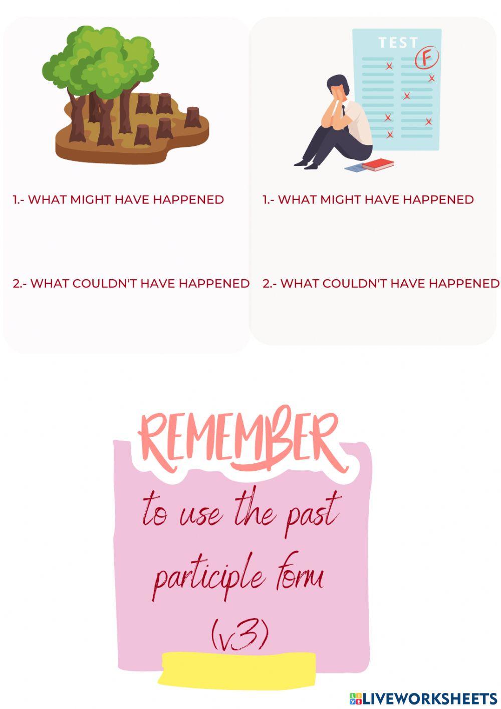 Deductions about the past