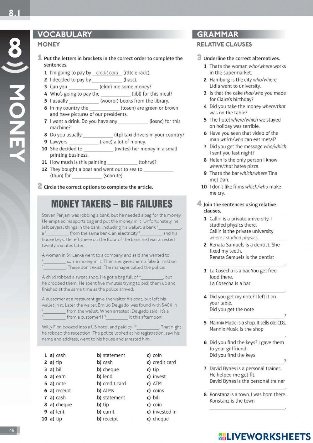 Speakout pre intermediate lesson 8 1 pay me more 