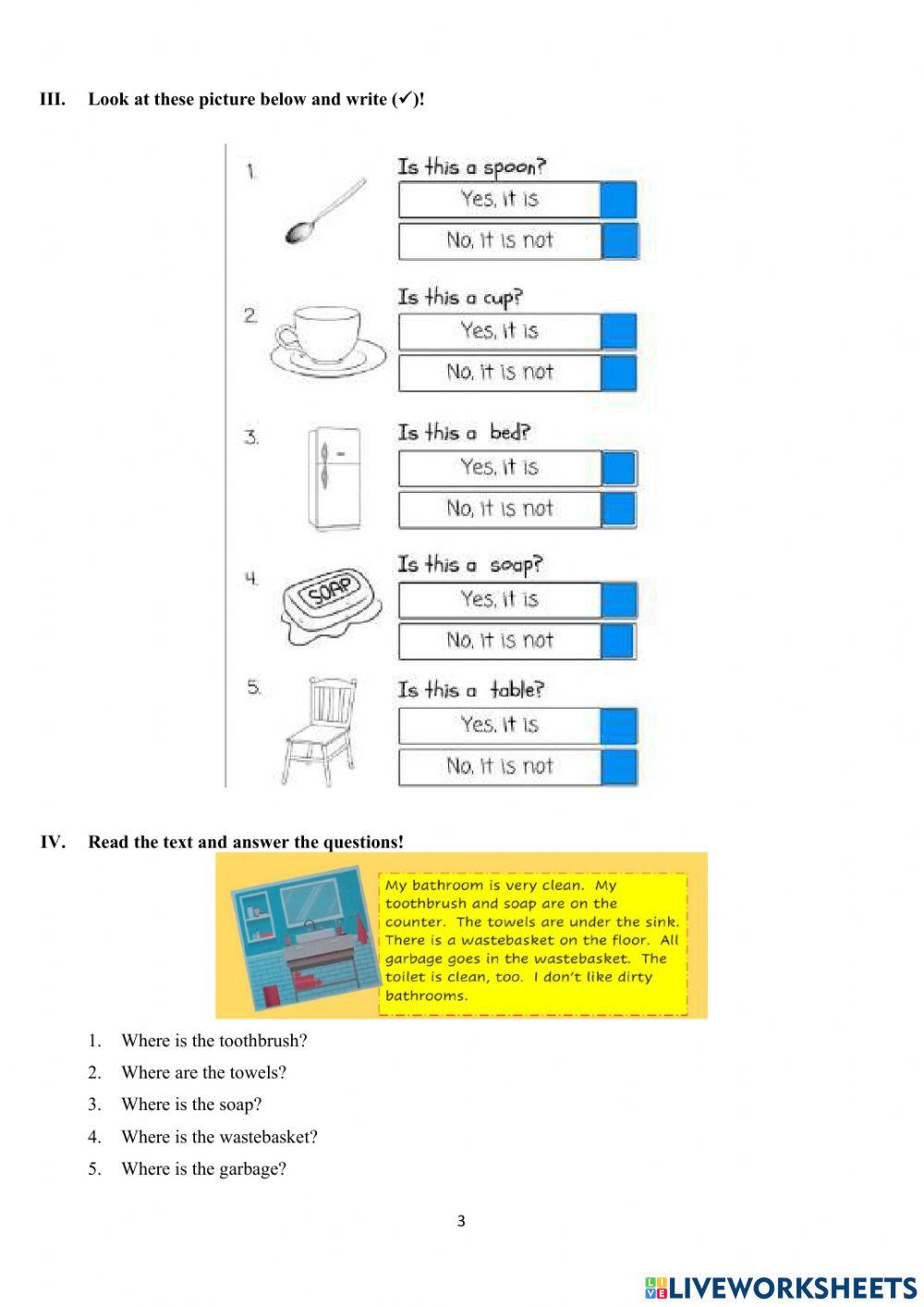 Daily Test My Home Sweet Home