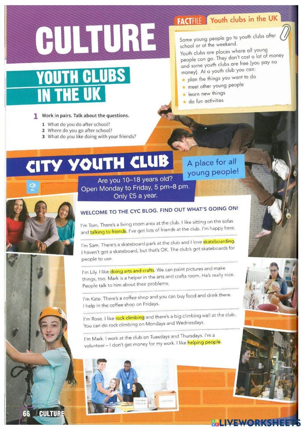 Prepare a1 level 1 page 66-67