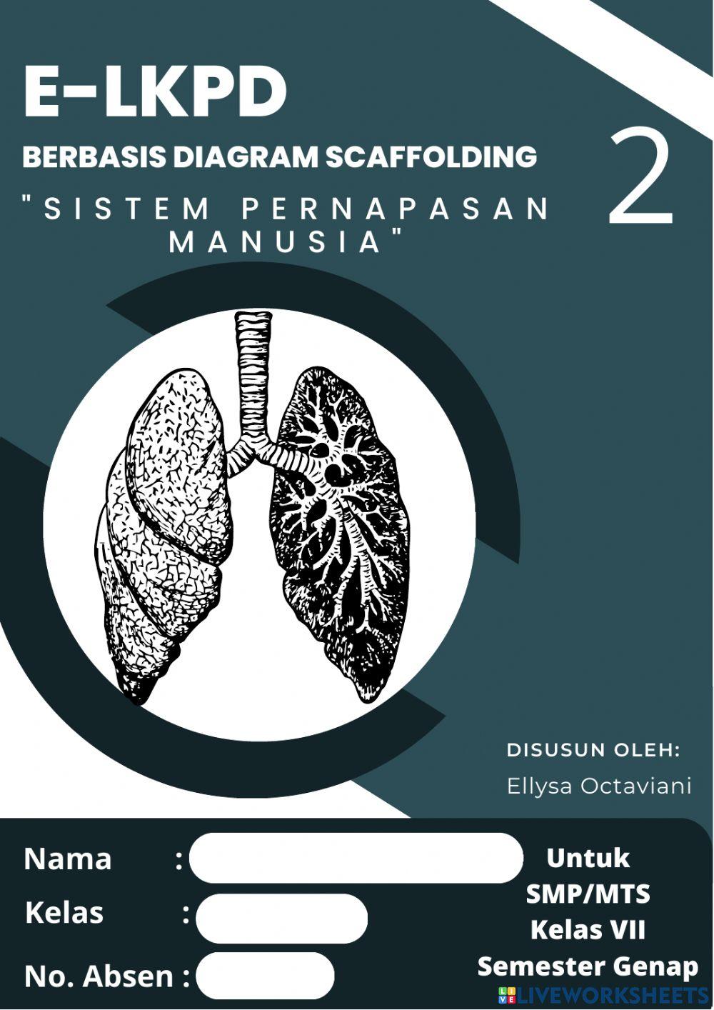 E-LKPD berbasis diagram scaffolding (frekuensi pernapasan)