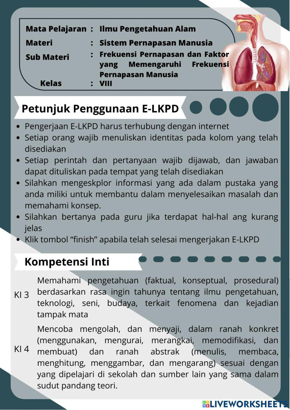 E-LKPD berbasis diagram scaffolding (frekuensi pernapasan)