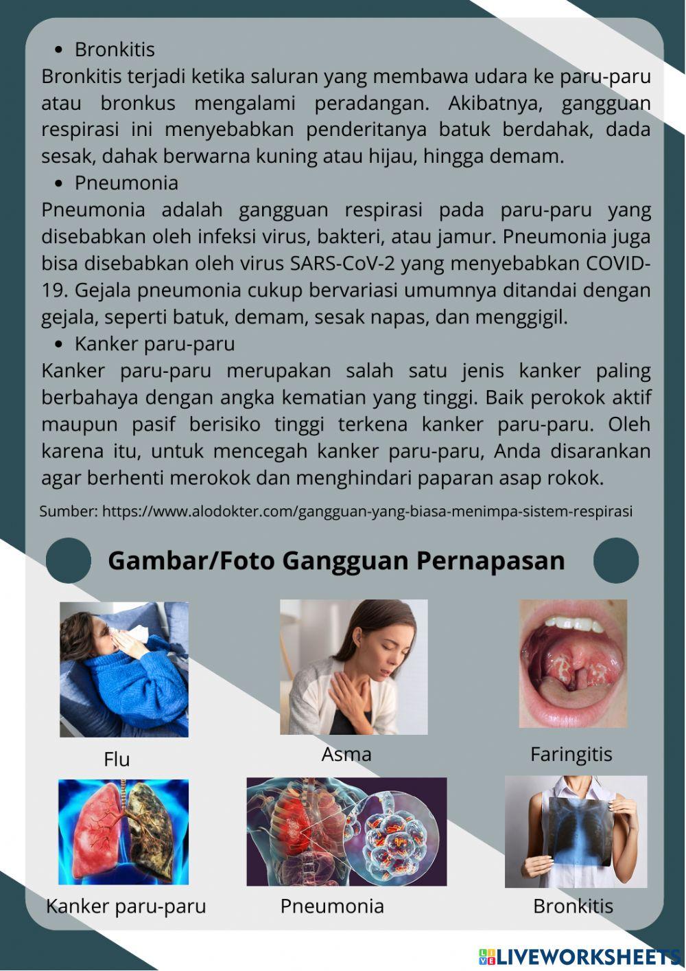 E-LKPD sistem pernapasan (gangguan sistem pernapasan) berbasis diagram scaffolding