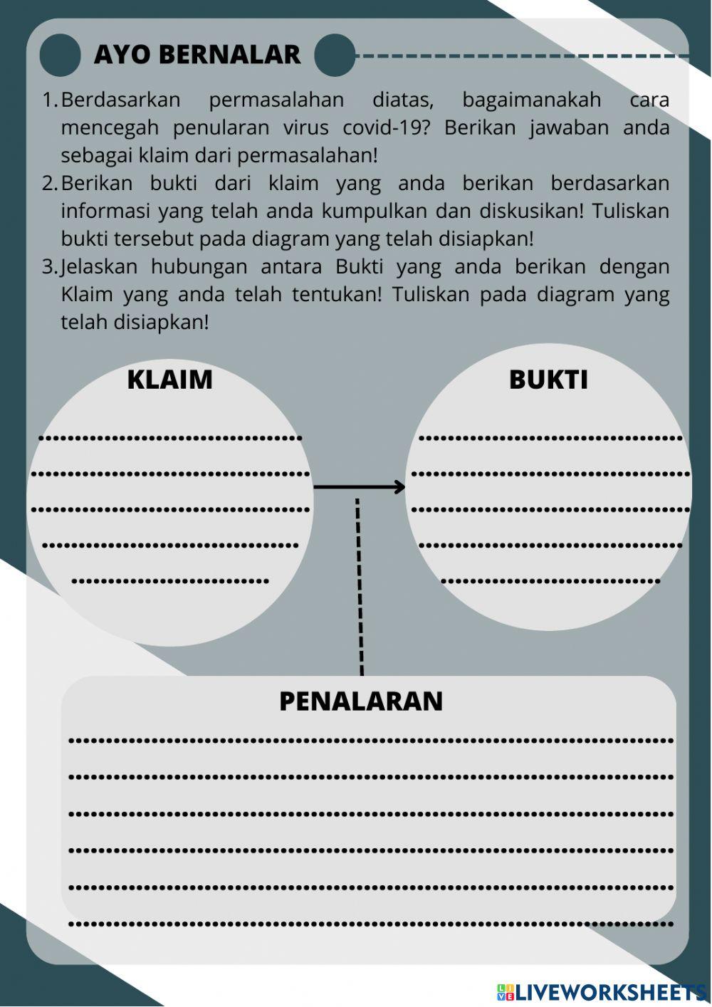 E-LKPD sistem pernapasan (gangguan sistem pernapasan) berbasis diagram scaffolding