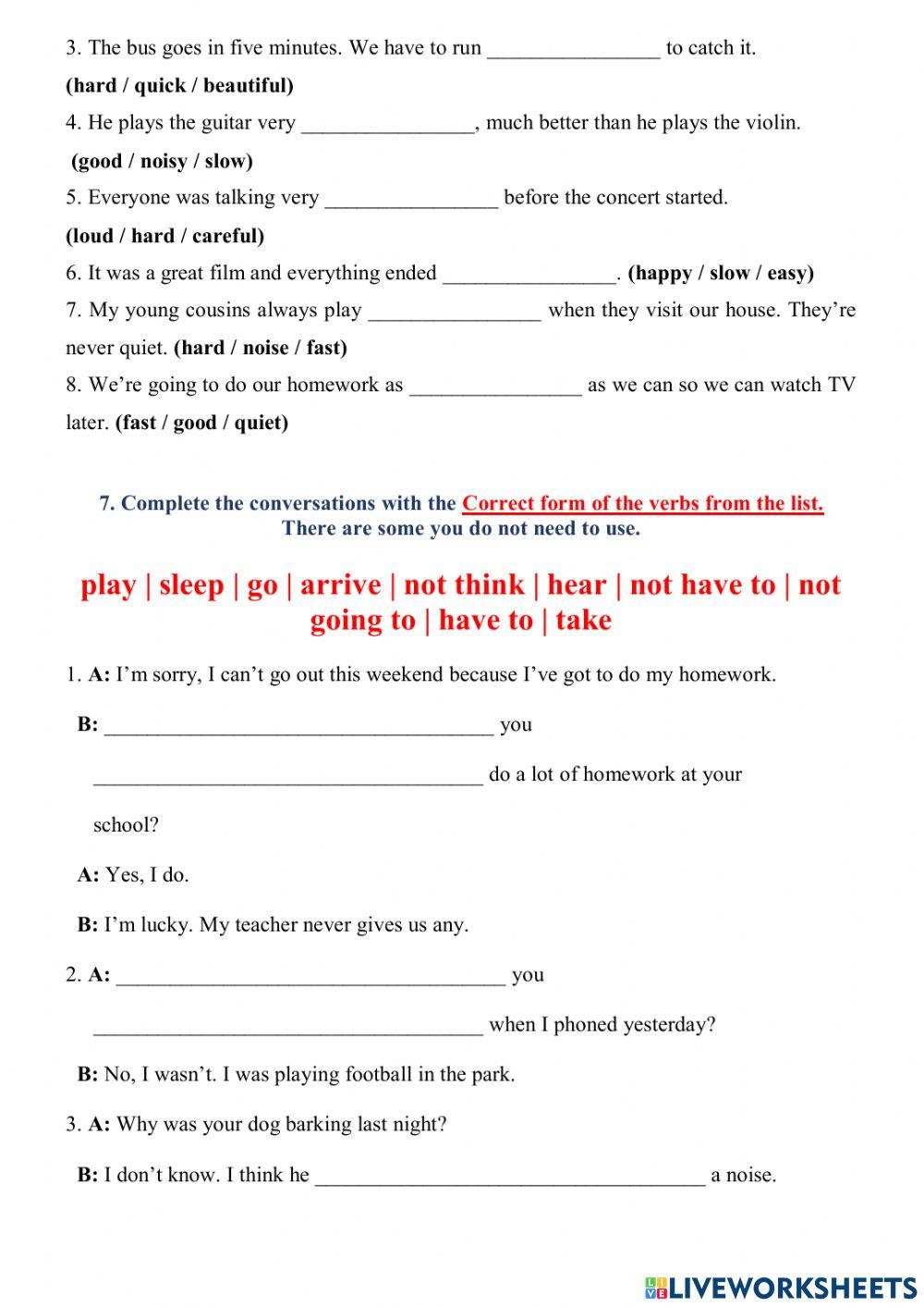 Final Writing. II Semester.