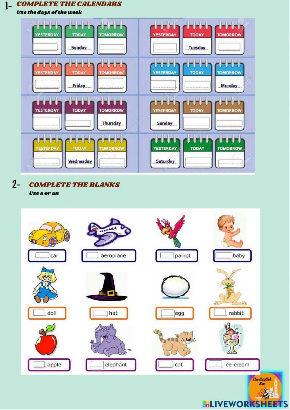 1st year 1st term test 2023