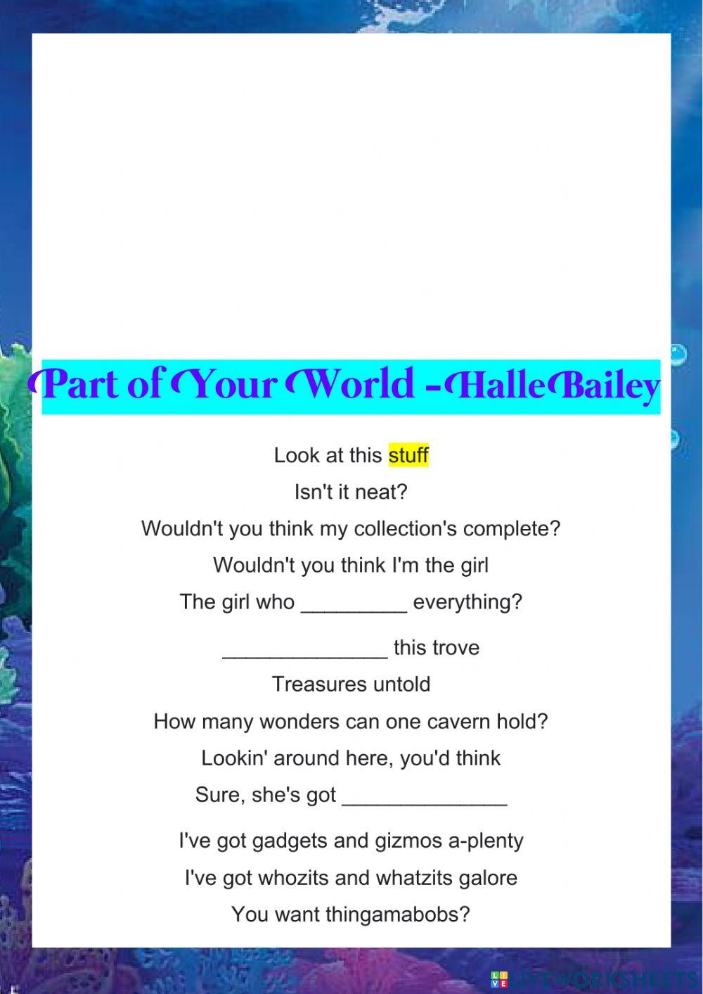 Song Little Mermaid
