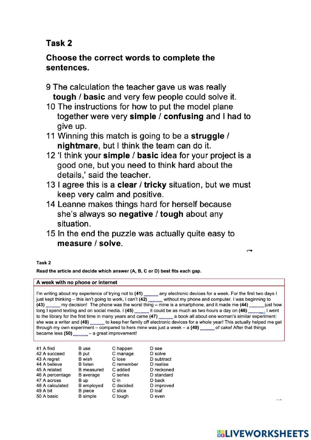 Vocabulary units 7-8