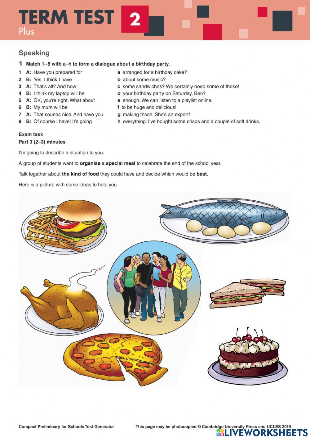 COMPACT PET TERM TEST 2