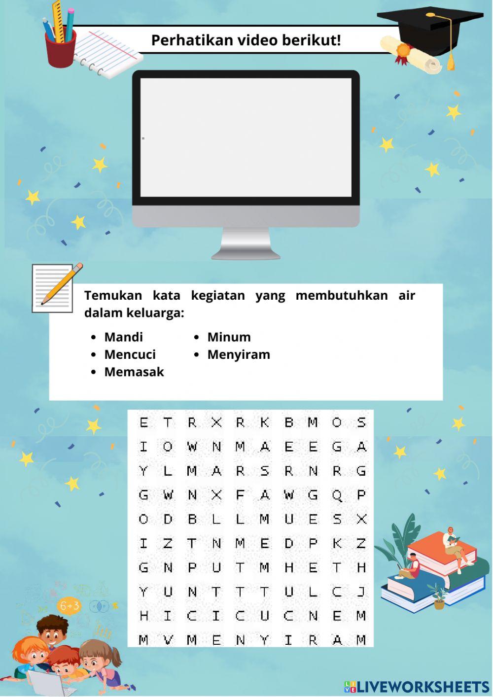 E-LKPD Kelas 5 Tema 8 Lingkungan Sahabat Kita Subtema 1 Manusia dan Lingkungan Pembelajaran 1