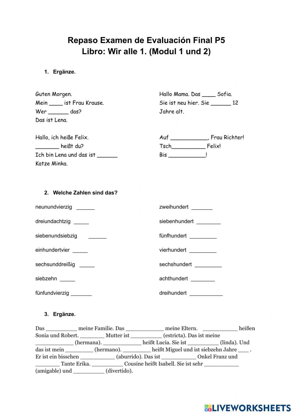 Wir alle A1. Modul 1 und 2