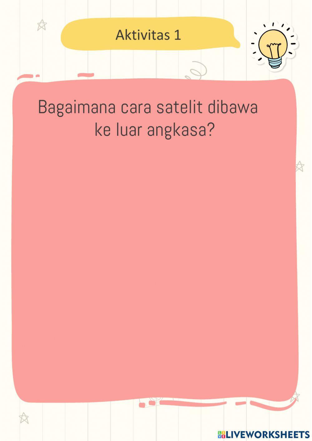 Mengenal Satelit Buatan