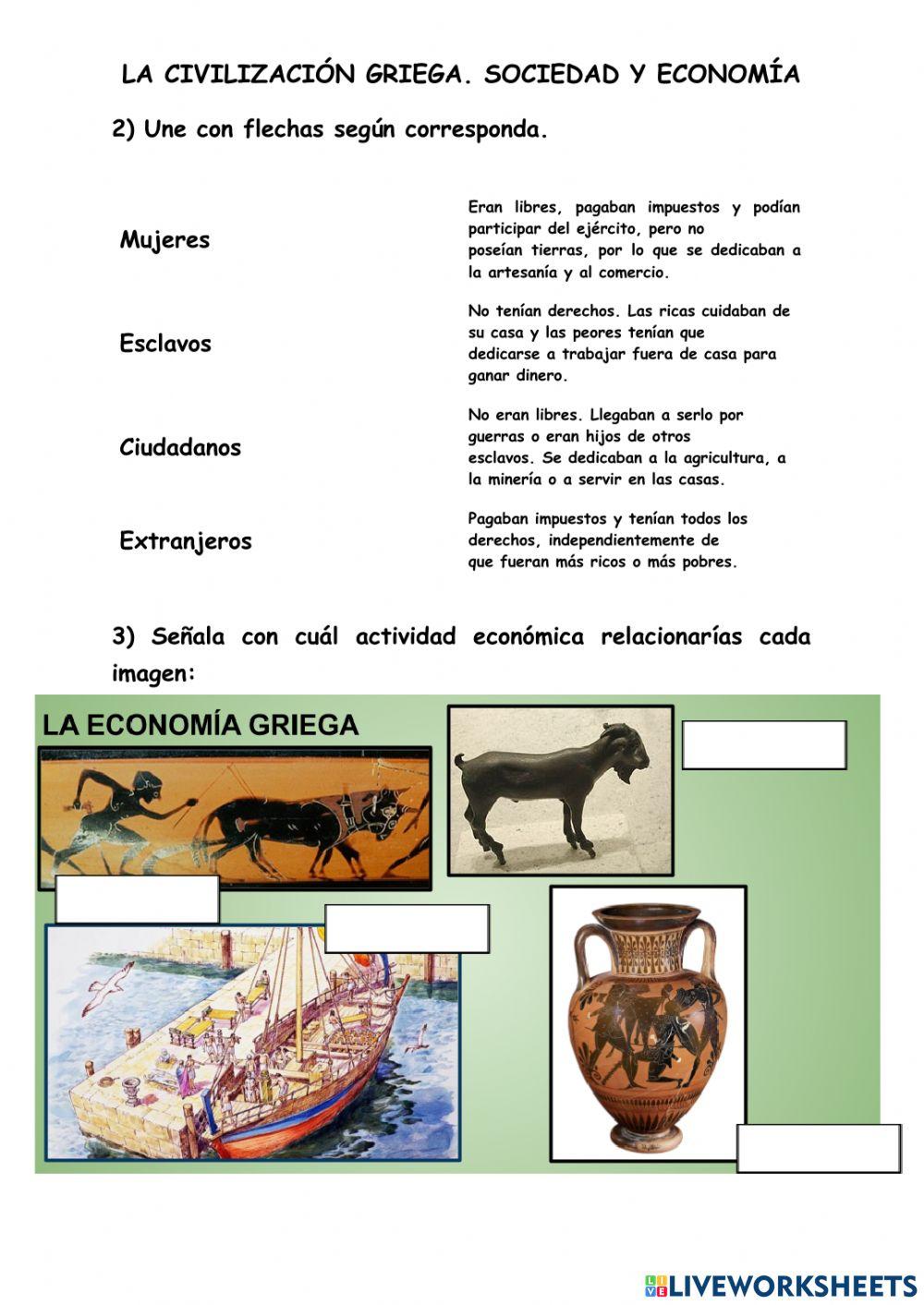 Sociedad y Economía griegas