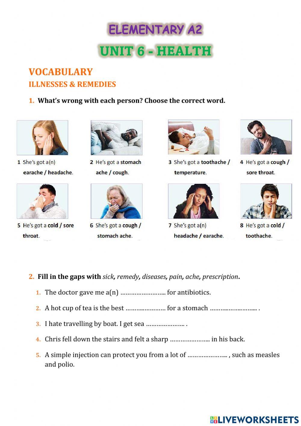 Illnesses and Remedies Illnesses and Remedies