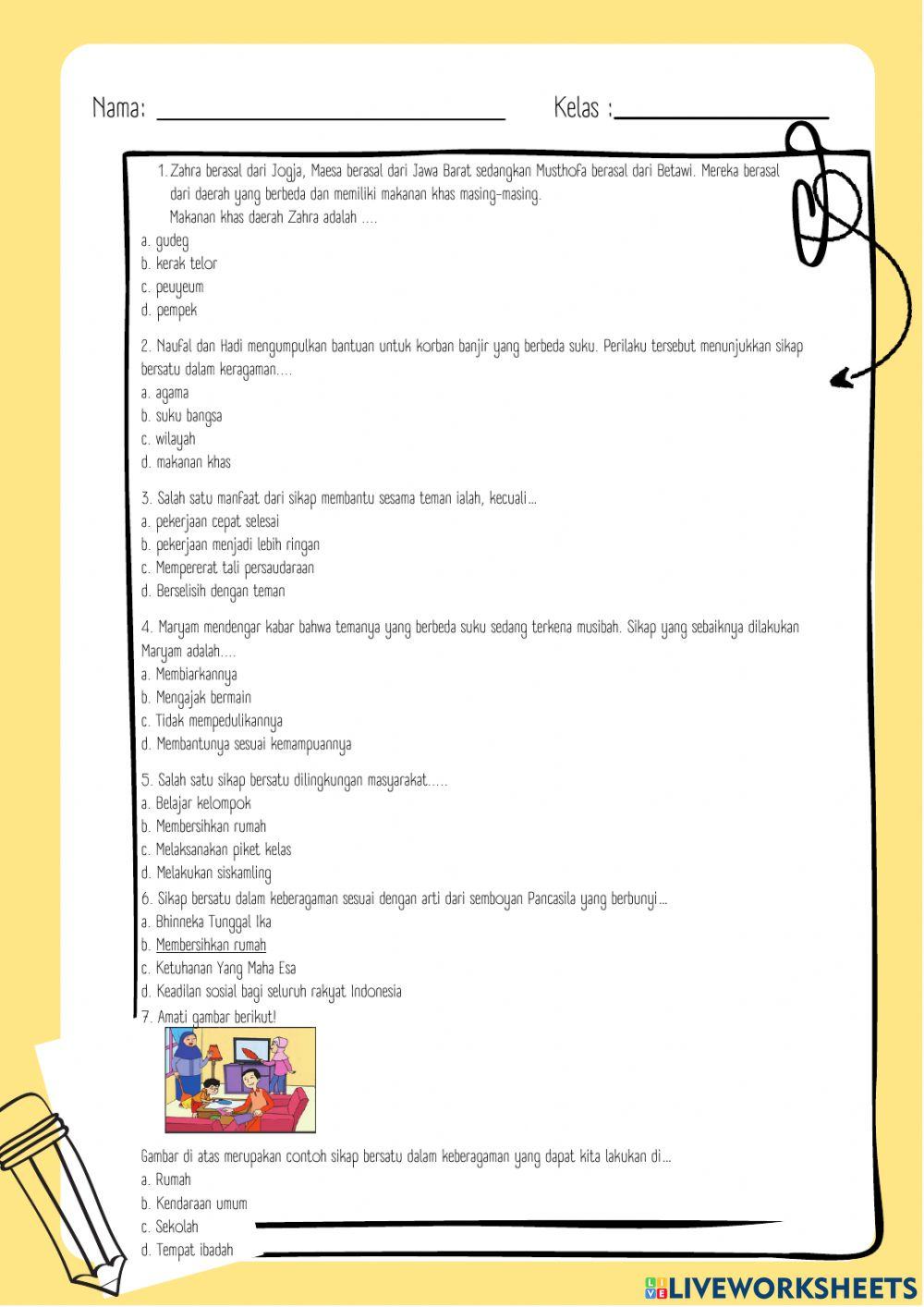 ASAT PPKn TEMA 5 KELAS 3